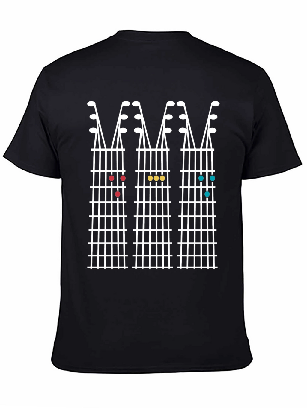 Guitar Chords Graphic Tee - Music Lover T-Shirt
