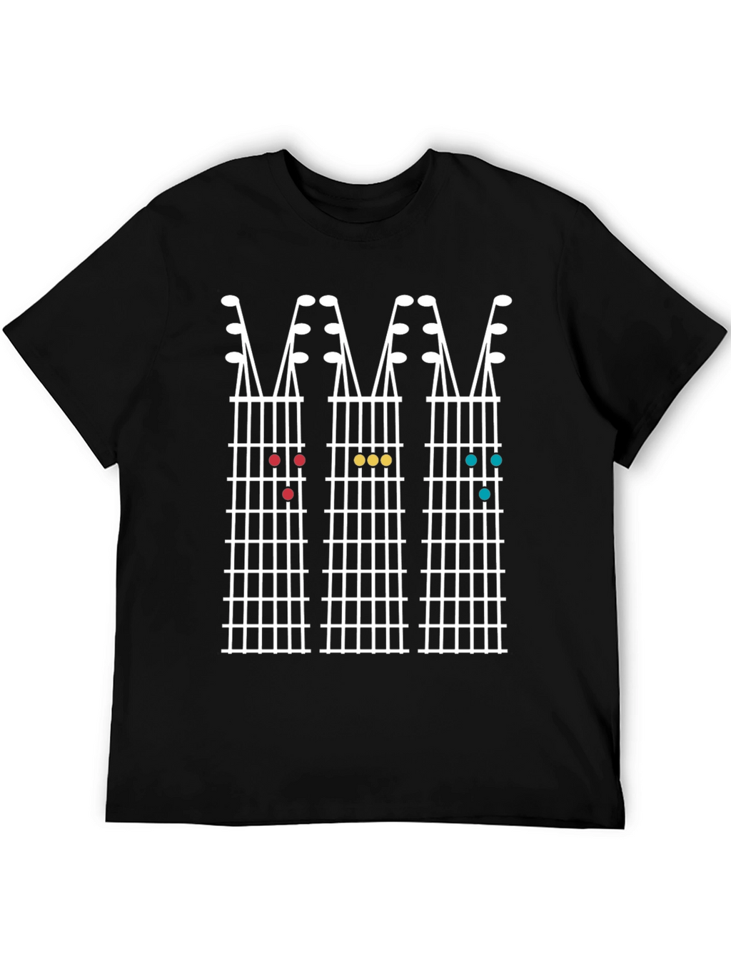 Guitar Chords Graphic Tee - Music Lover T-Shirt