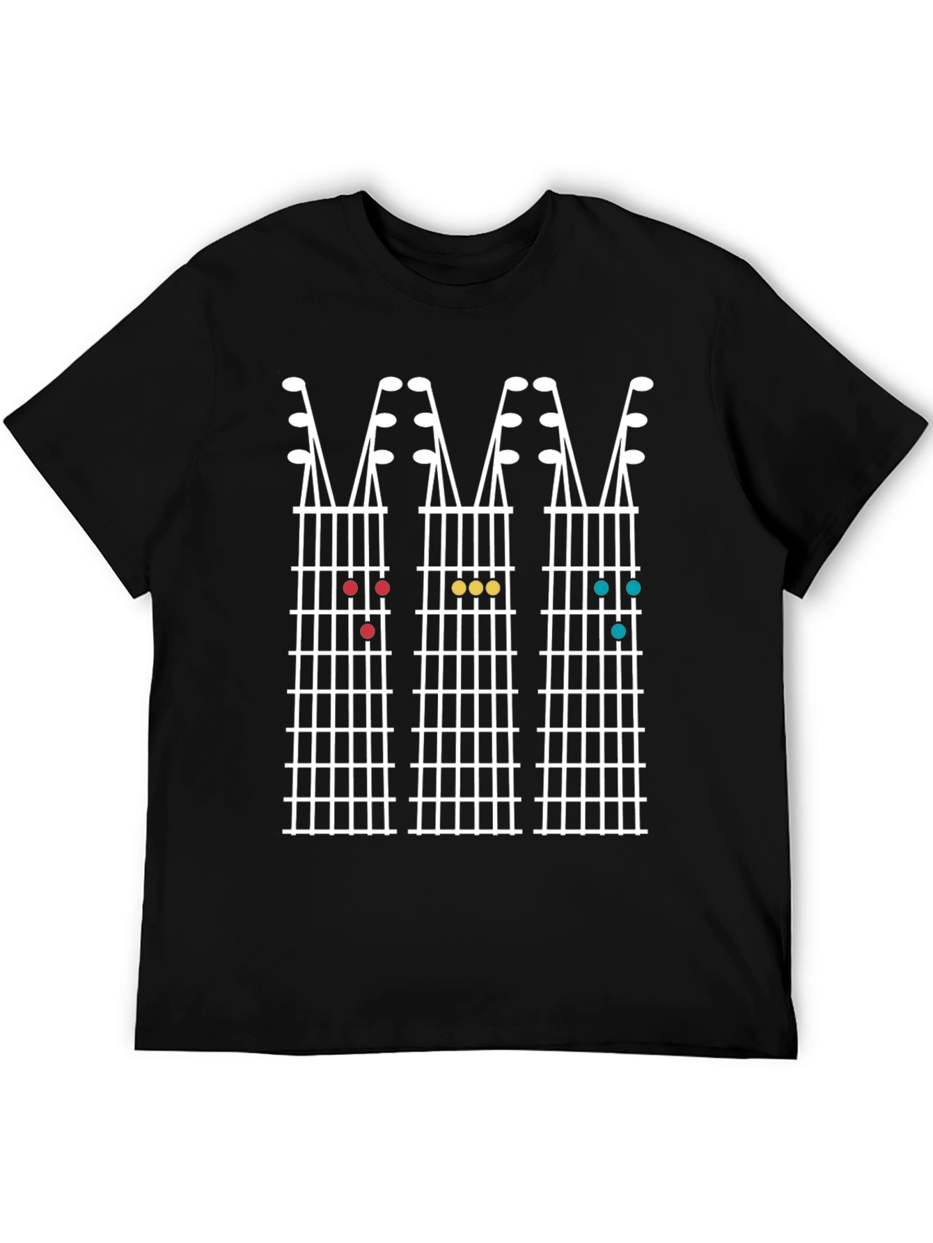 Guitar Chords Graphic Tee - Music Lover T-Shirt