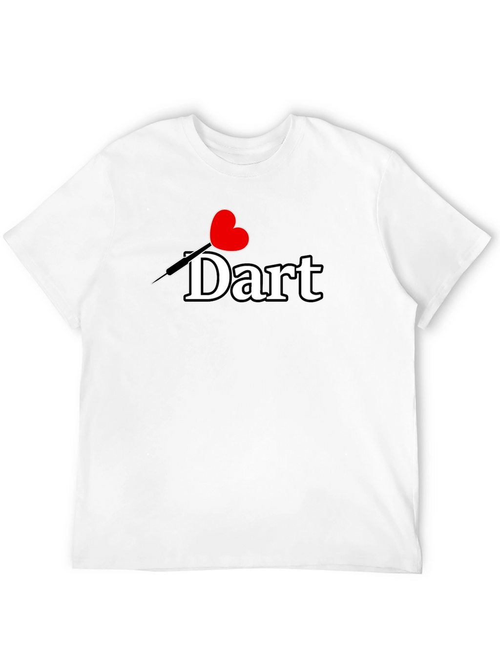 I Heart Dart T-Shirt - Novelty Graphic Tee