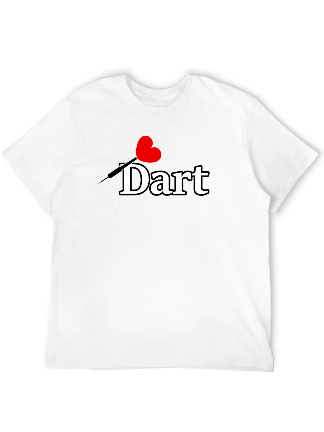 I Heart Dart T-Shirt - Novelty Graphic Tee
