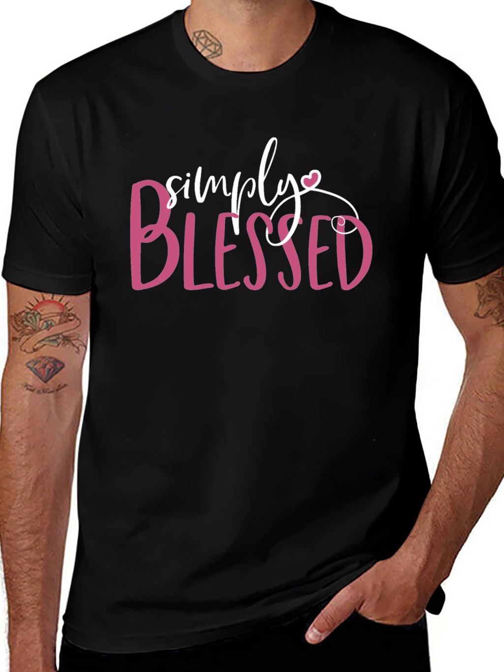 Simply Blessed Graphic T-Shirt - Stylish Comfort Fit