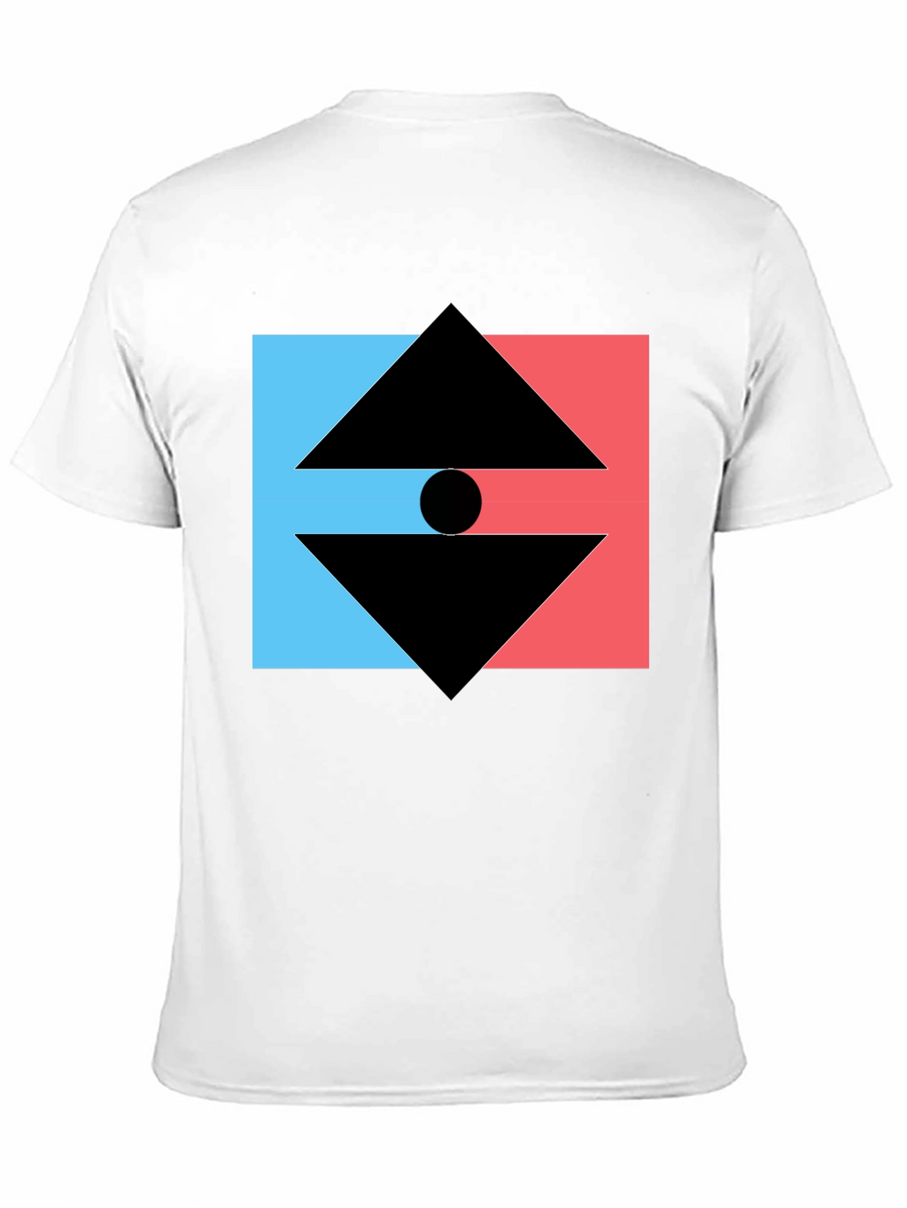 Geometric Graphic Tee - Modern Design T-Shirt