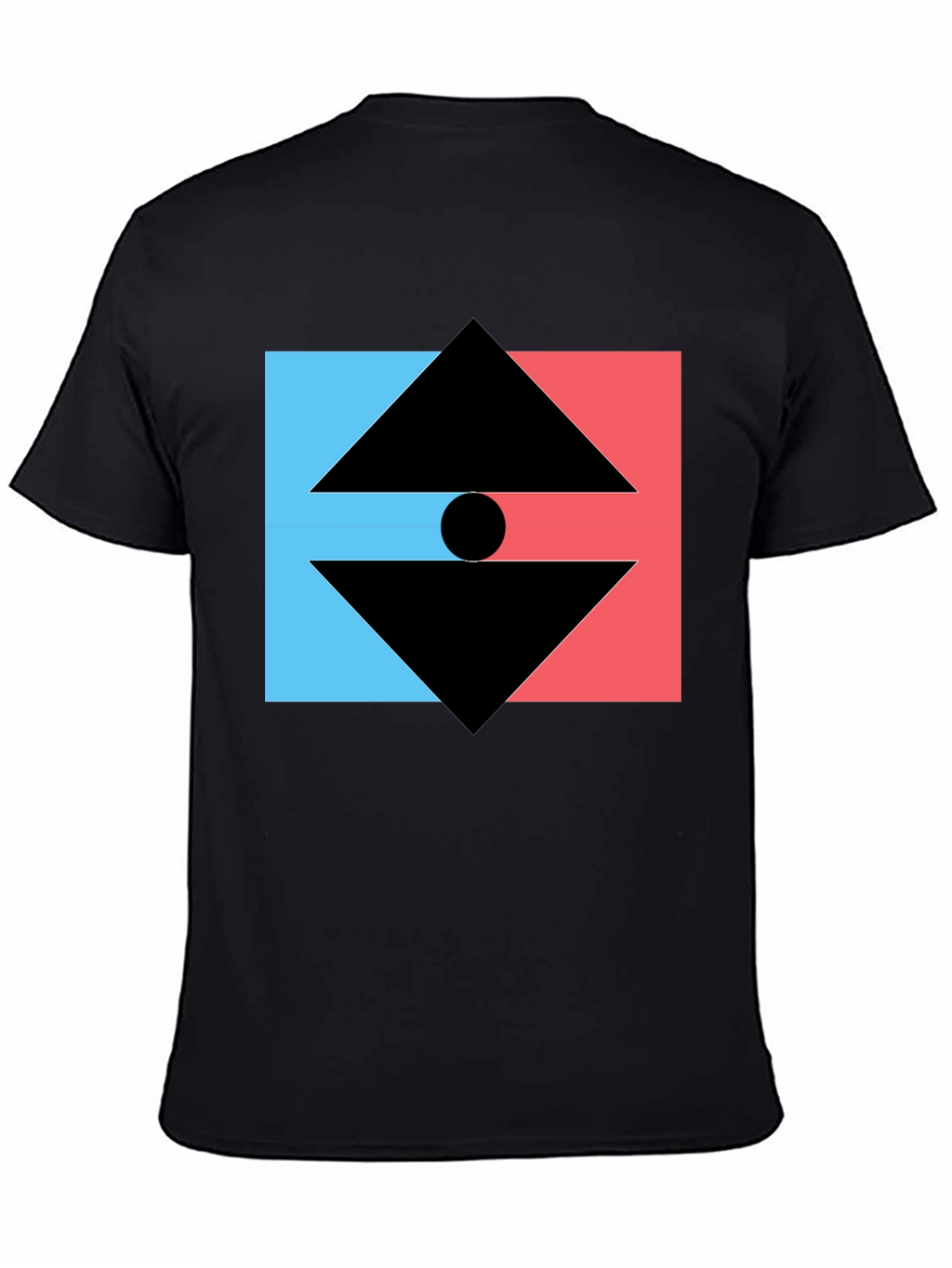 Geometric Graphic Tee - Modern Design T-Shirt