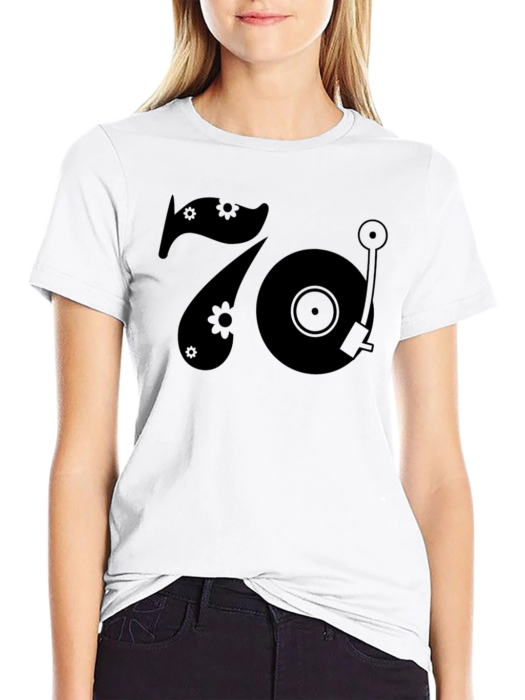 Retro 70s Record Player T-Shirt