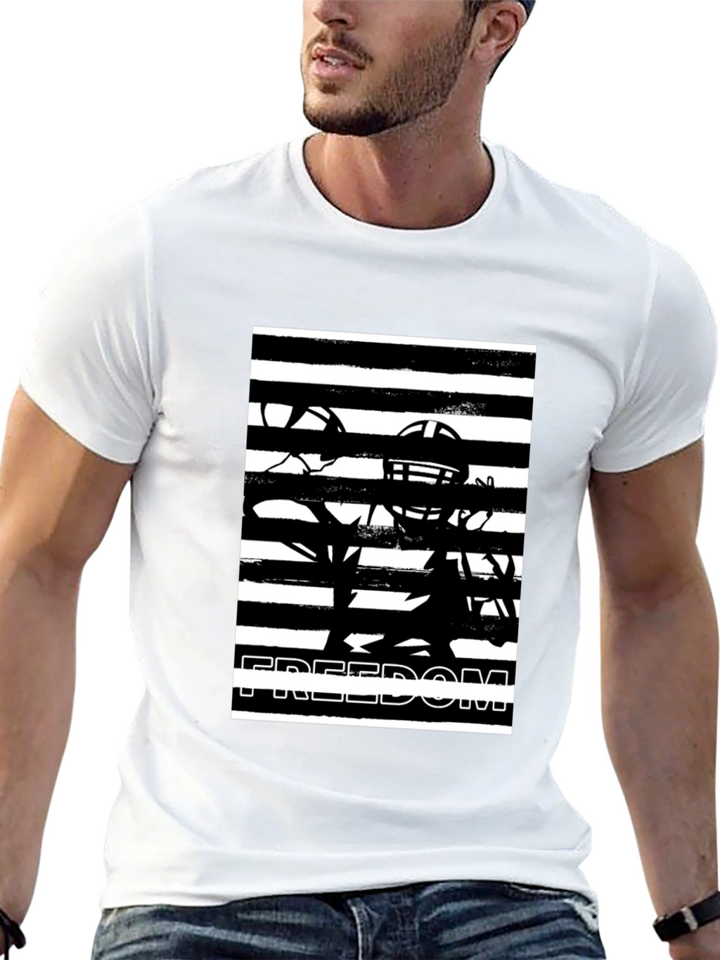 Freedom Football Graphic Tee