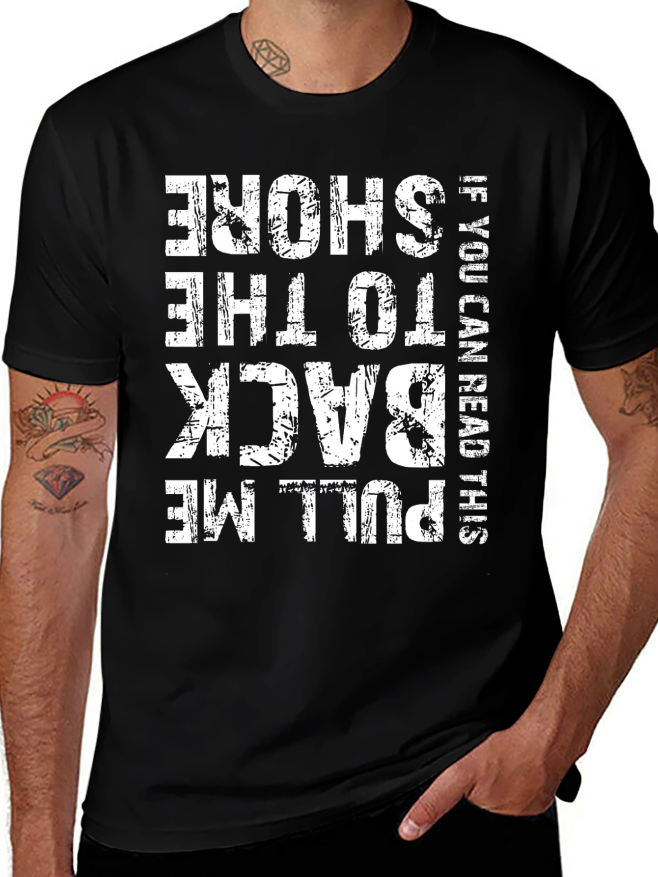 Pull Me Back to the Shore Novelty Tee