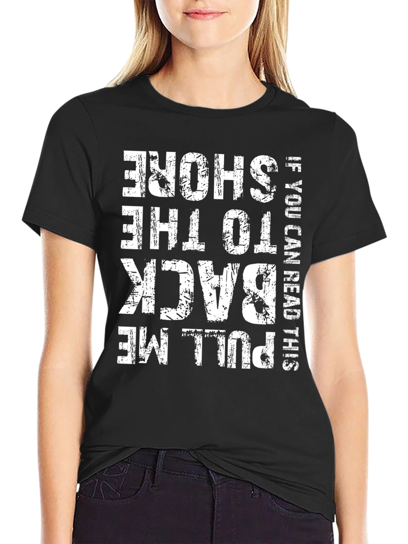 Pull Me Back to the Shore Novelty Tee
