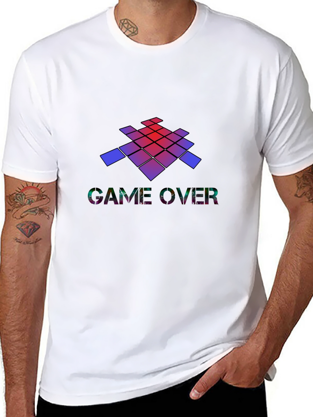 Game Over Graphic Tee - Retro Gaming T-Shirt