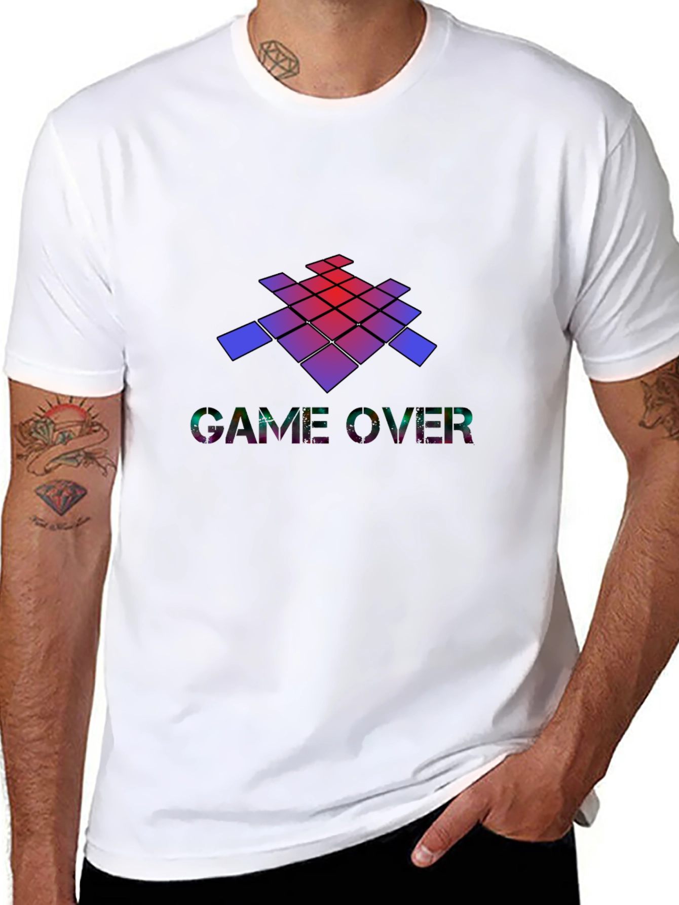 Game Over Graphic Tee - Retro Gaming T-Shirt