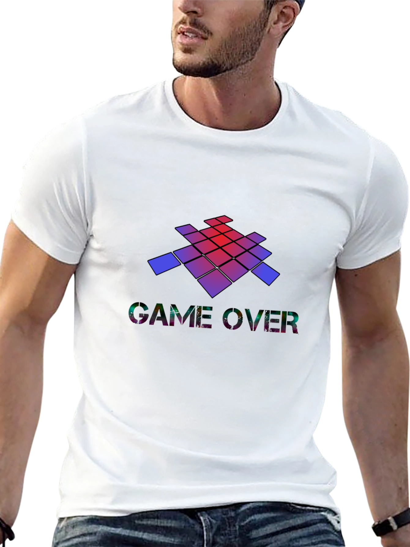 Game Over Graphic Tee - Retro Gaming T-Shirt