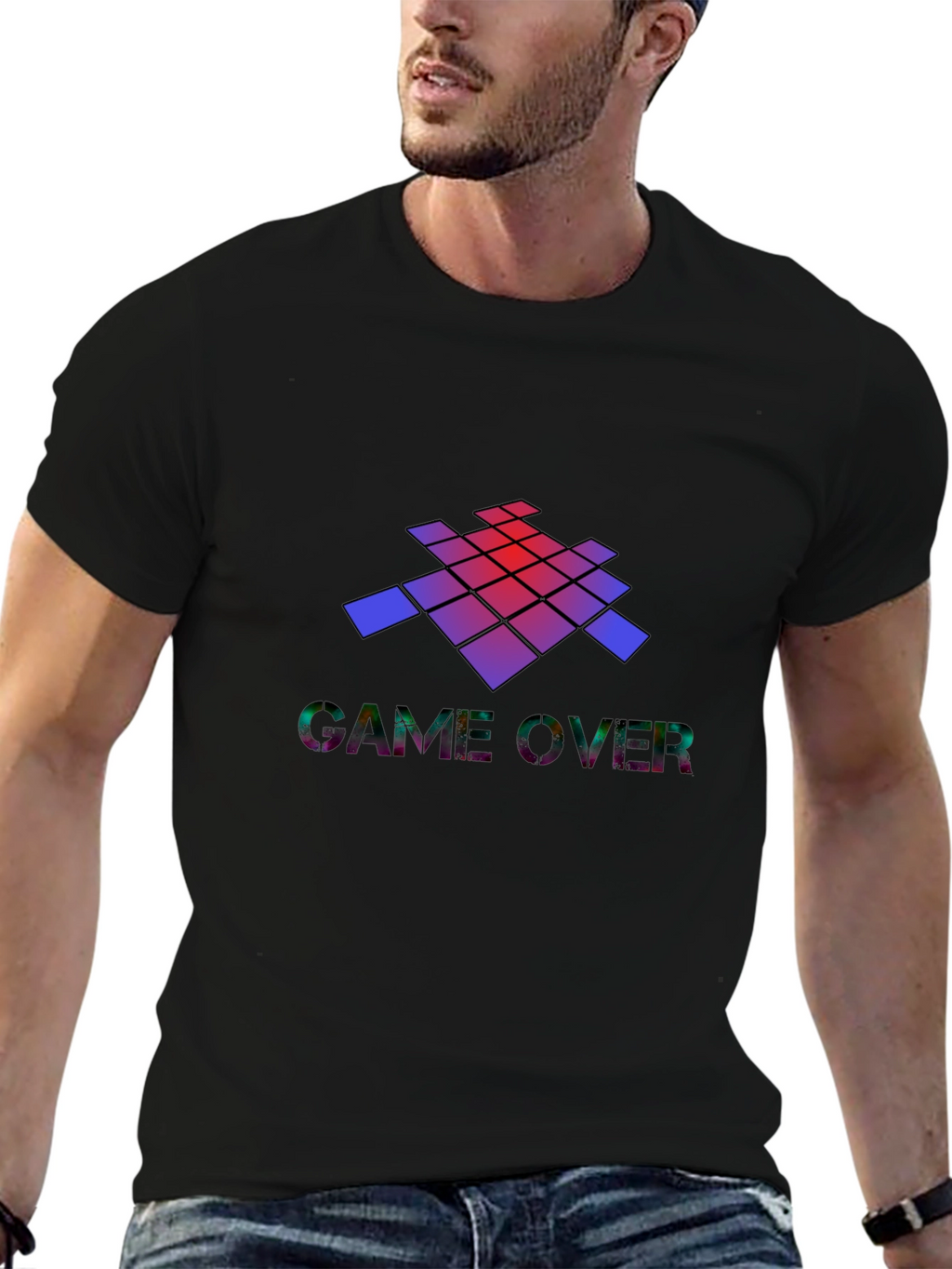 Game Over Graphic Tee - Retro Gaming T-Shirt