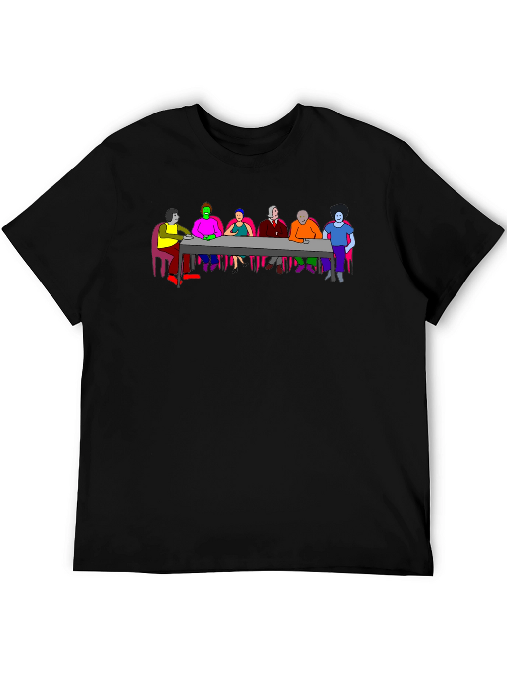 Colorful Abstract Dinner T-Shirt