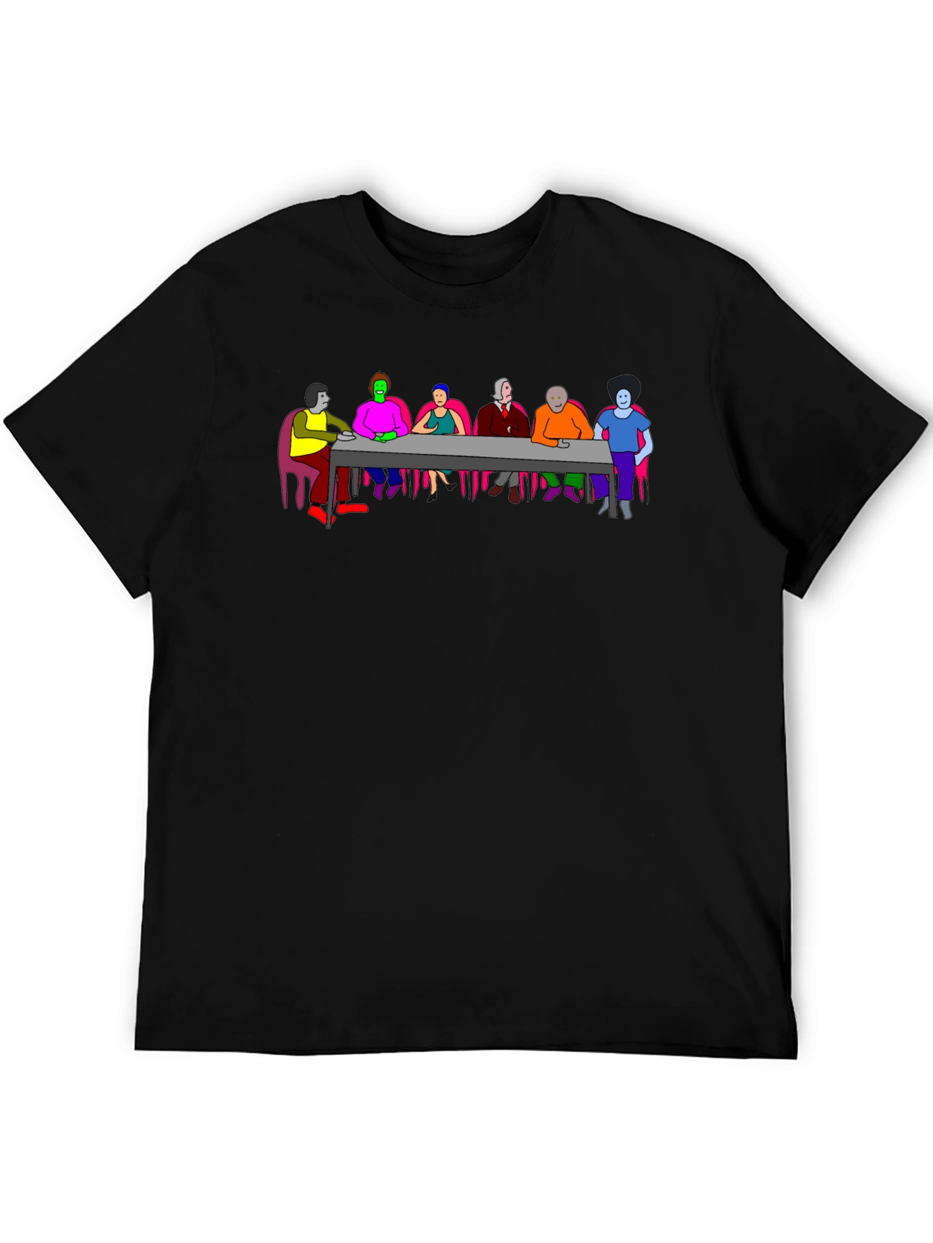 Colorful Abstract Dinner T-Shirt