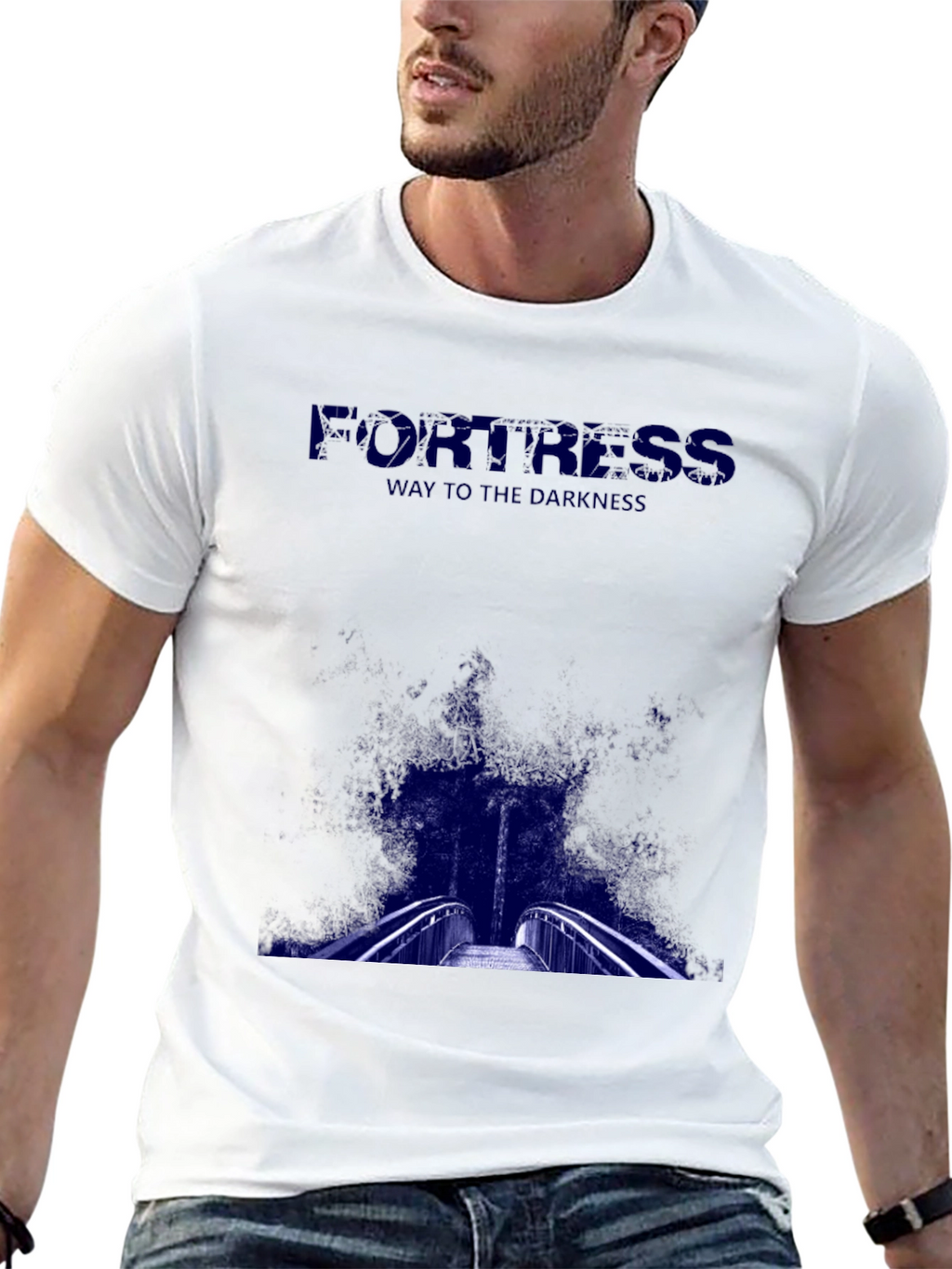 Fortress Way To The Darkness Black T-Shirt