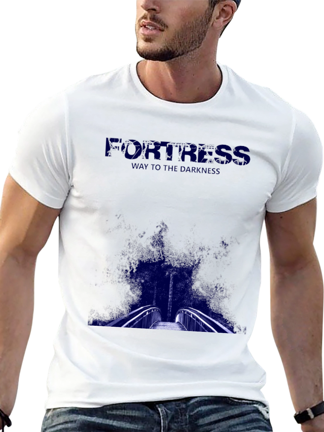 Fortress Way To The Darkness Black T-Shirt