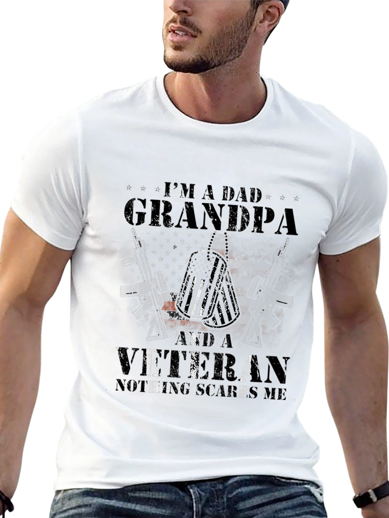 Dad Grandpa Veteran T-Shirt