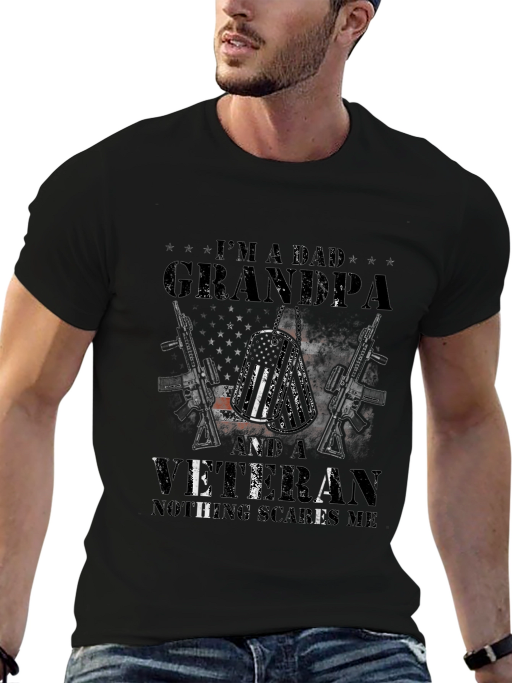 Dad Grandpa Veteran T-Shirt