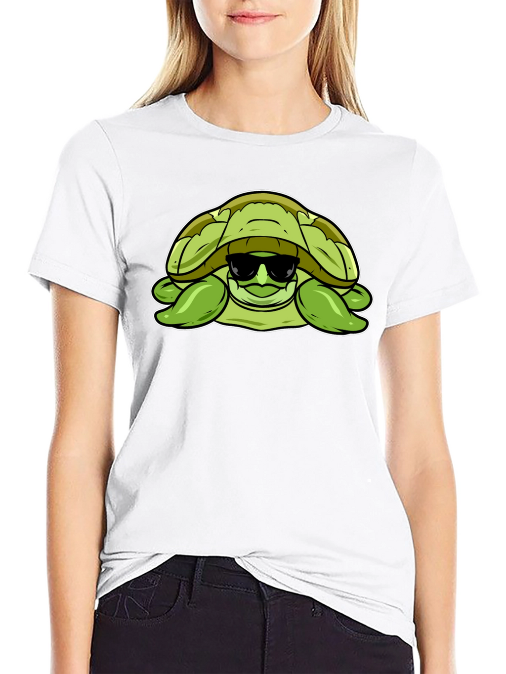 Cool Turtle Graphic T-Shirt