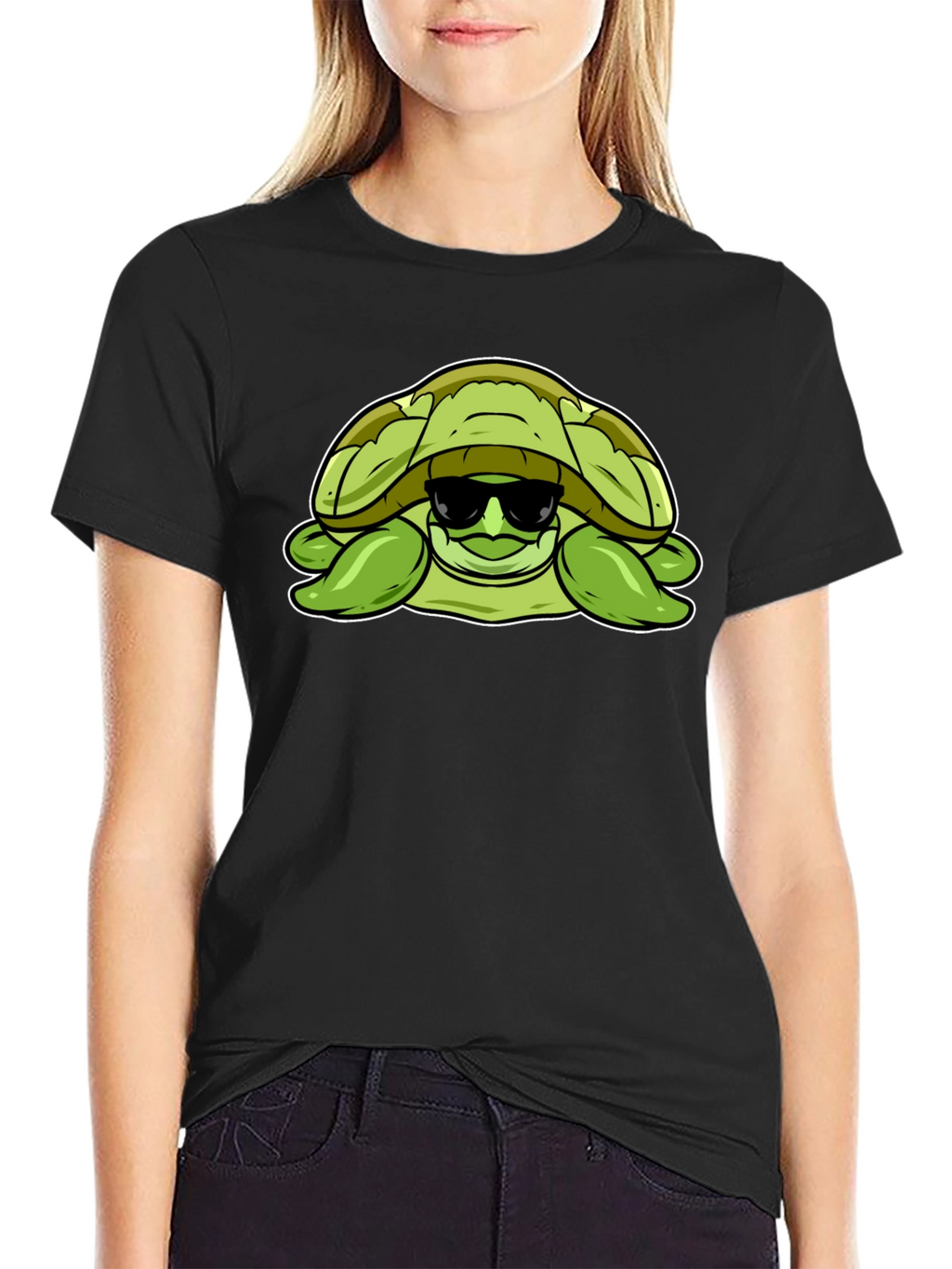 Cool Turtle Graphic T-Shirt