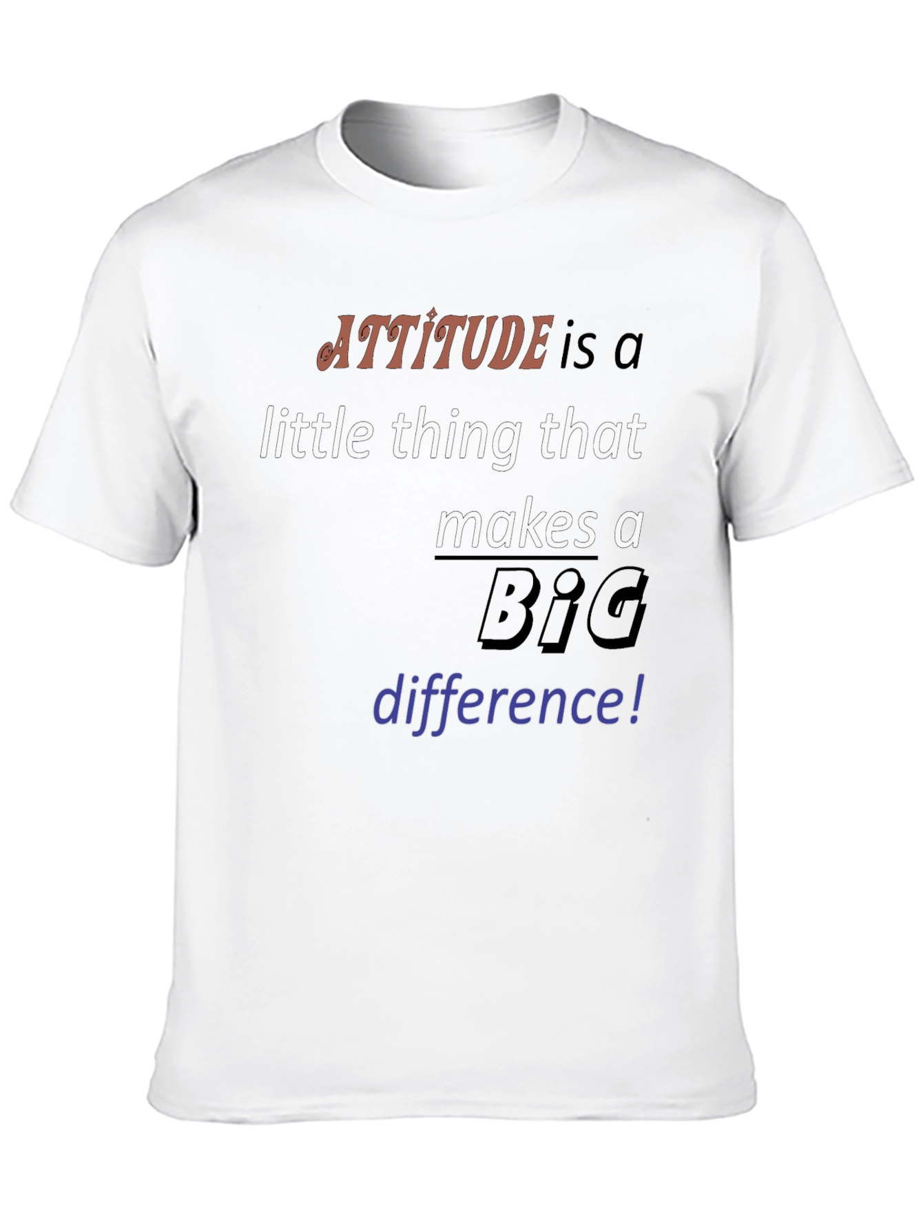 Attitude Makes a Difference Graphic Tee