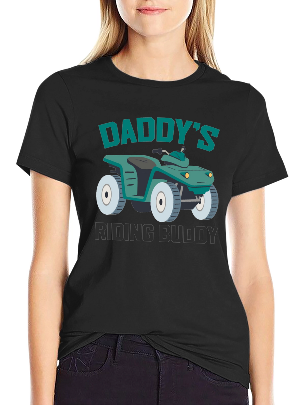 Daddys Riding Buddy ATV Graphic Tee