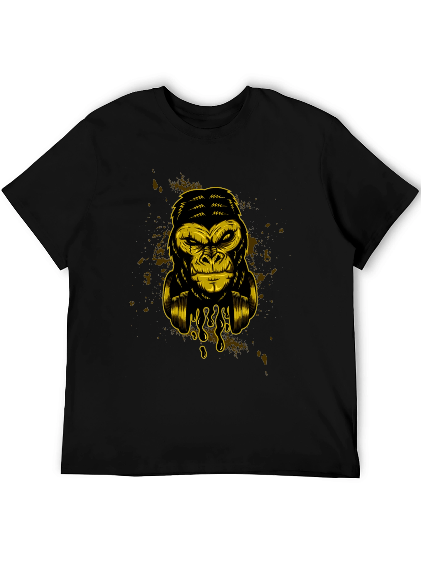 Cool Gorilla Graphic T-Shirt - Black