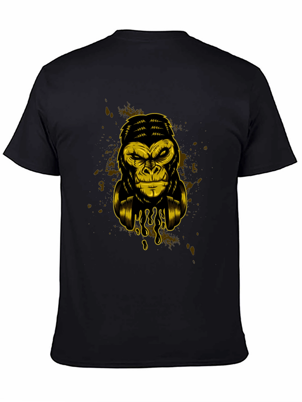 Cool Gorilla Graphic T-Shirt - Black