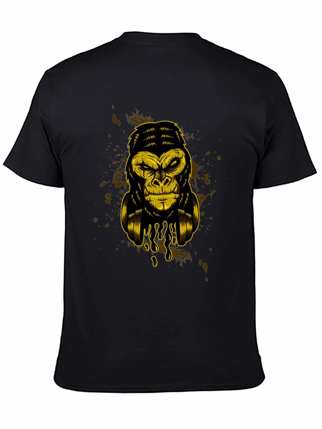 Cool Gorilla Graphic T-Shirt - Black
