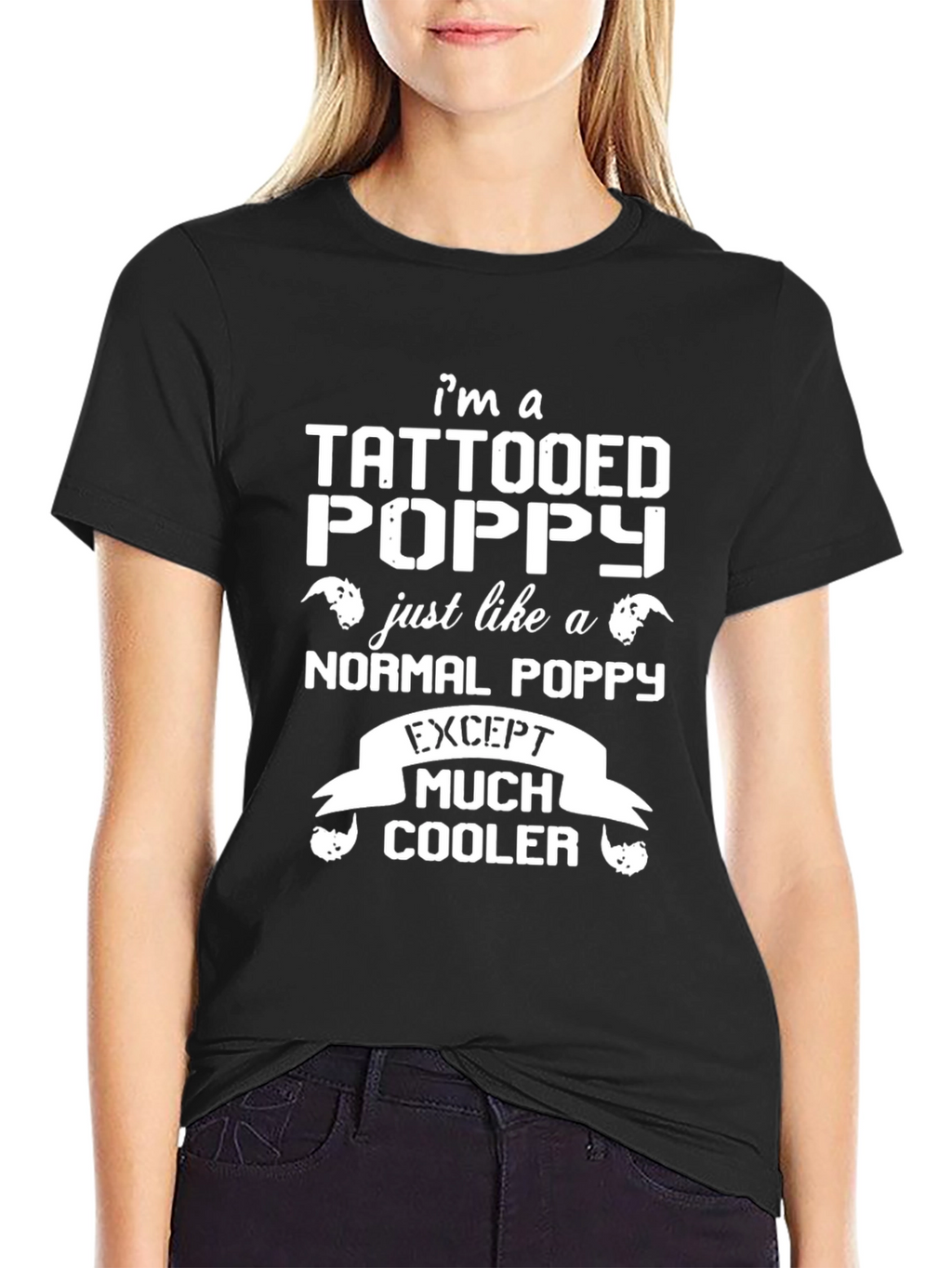 Tattooed Poppy Graphic T-Shirt