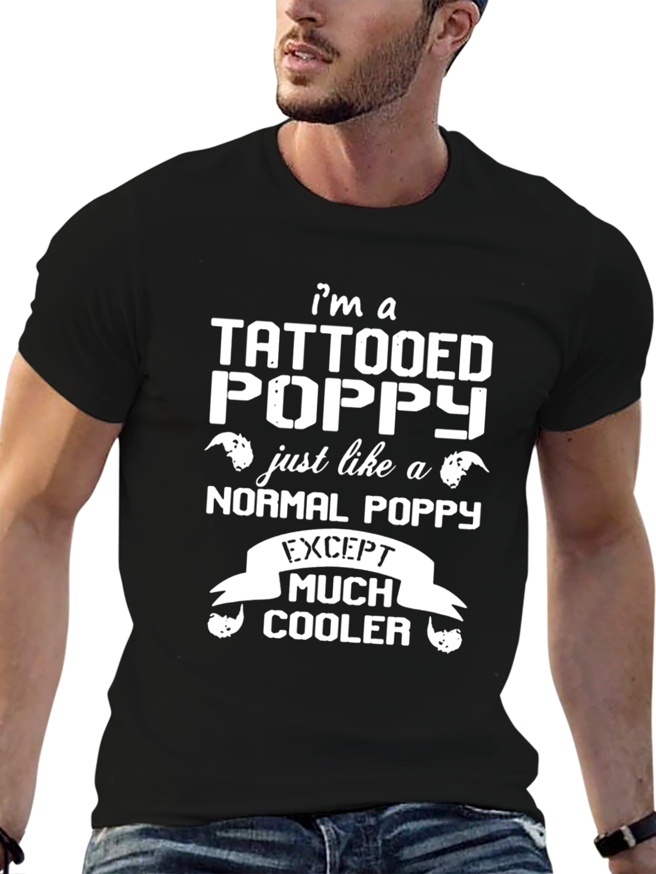Tattooed Poppy Graphic T-Shirt