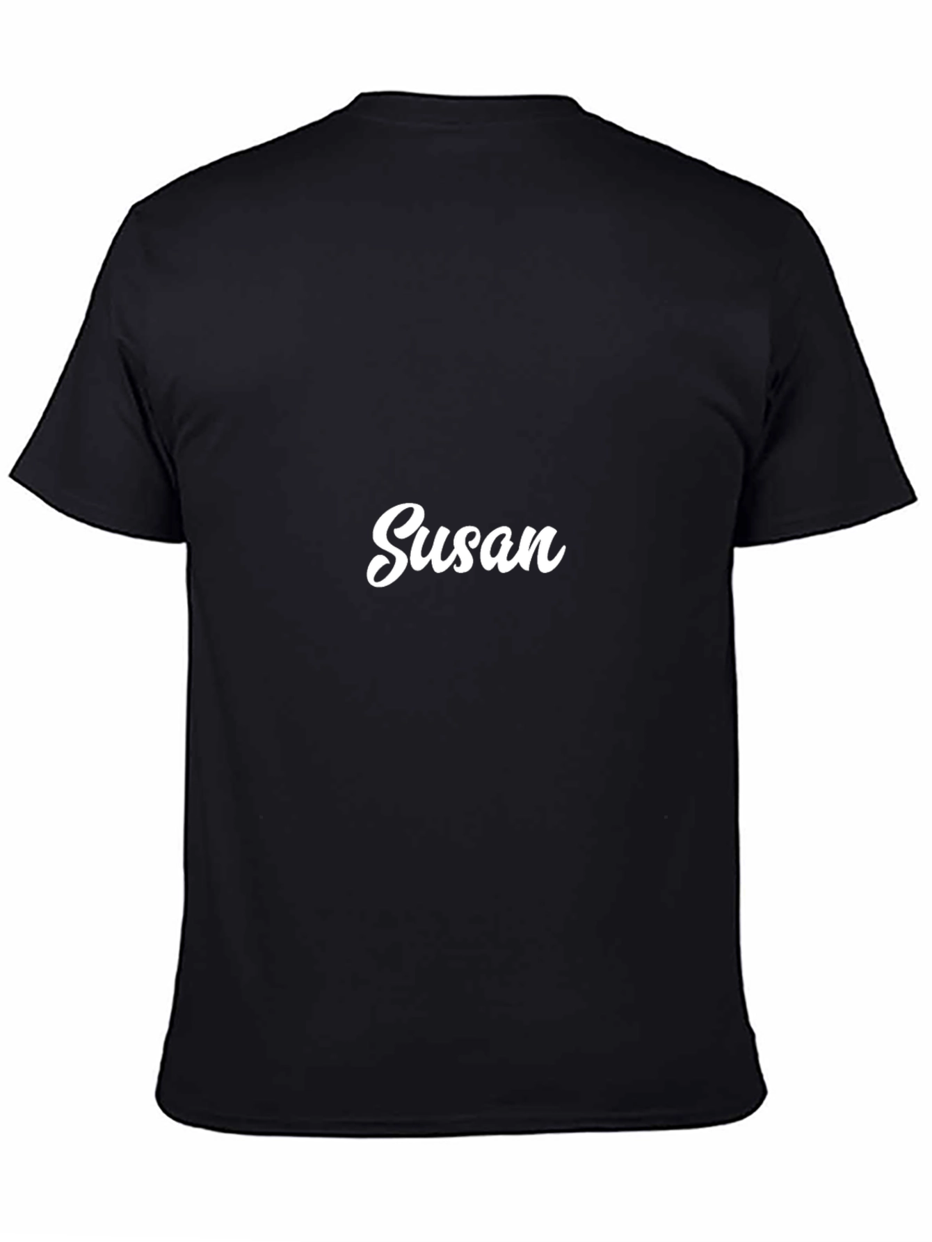Personalized Susan Black T-Shirt - Custom Name Tee
