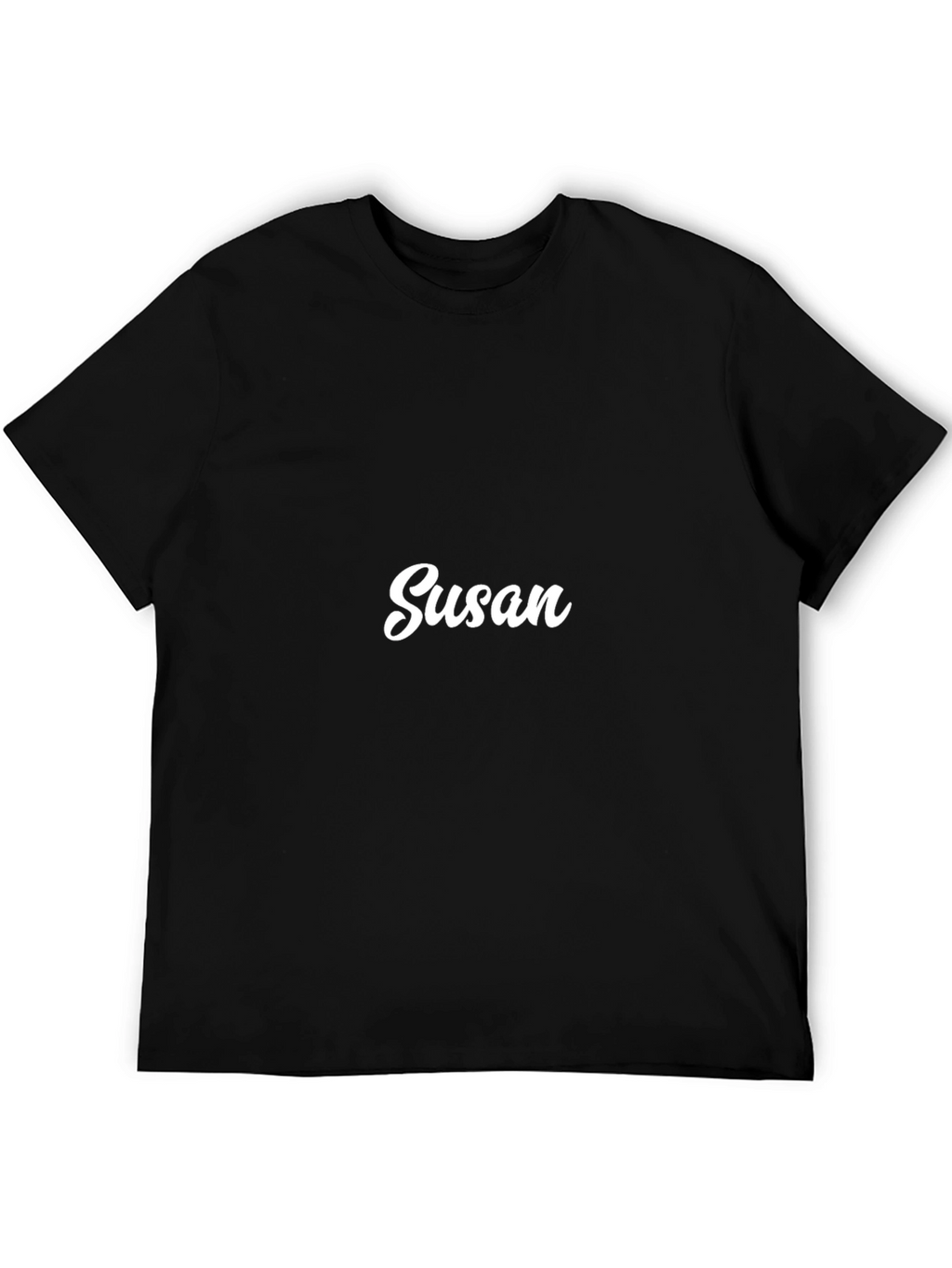 Personalized Susan Black T-Shirt - Custom Name Tee