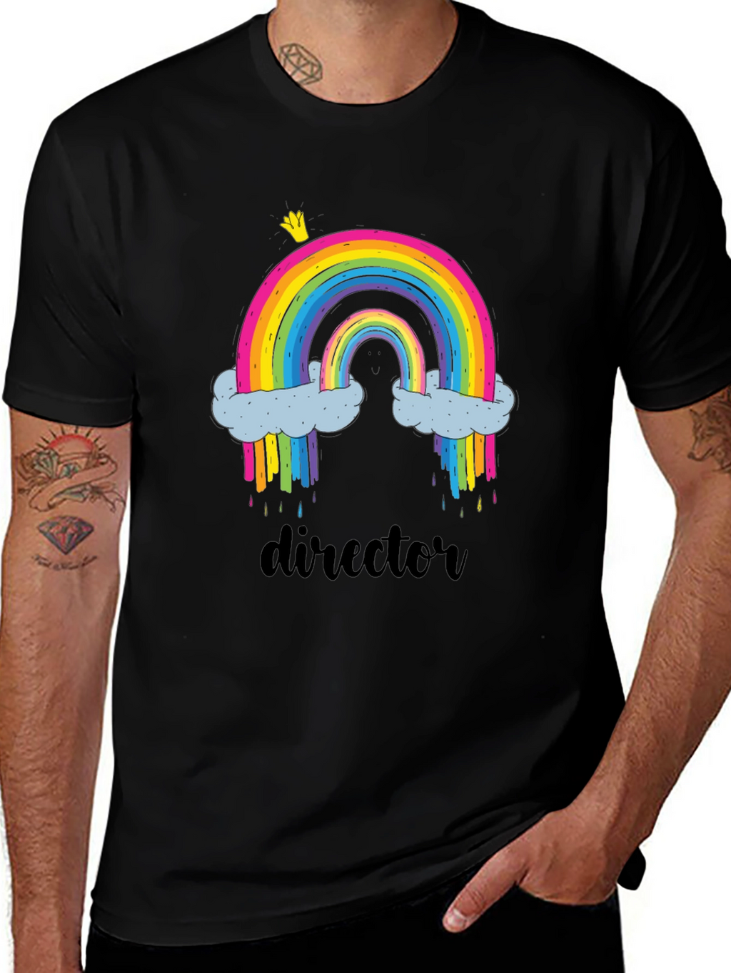 Director Rainbow Graphic Tee
