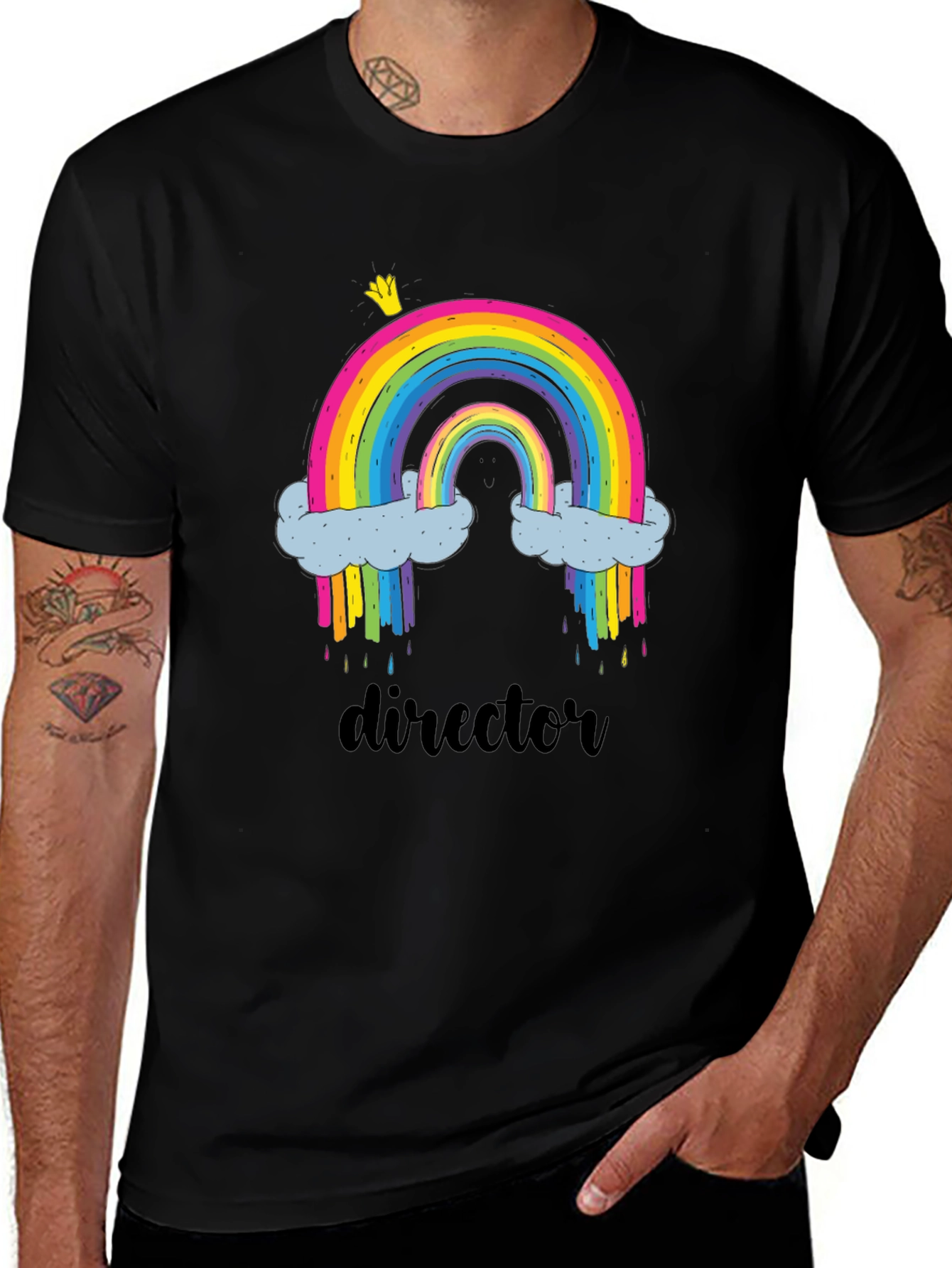 Director Rainbow Graphic Tee
