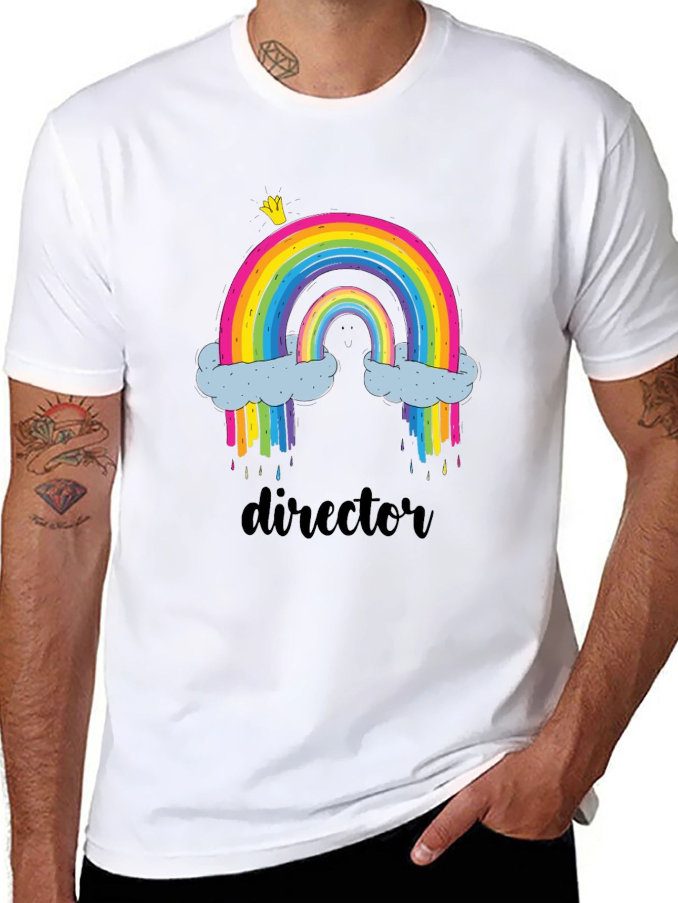 Director Rainbow Graphic Tee