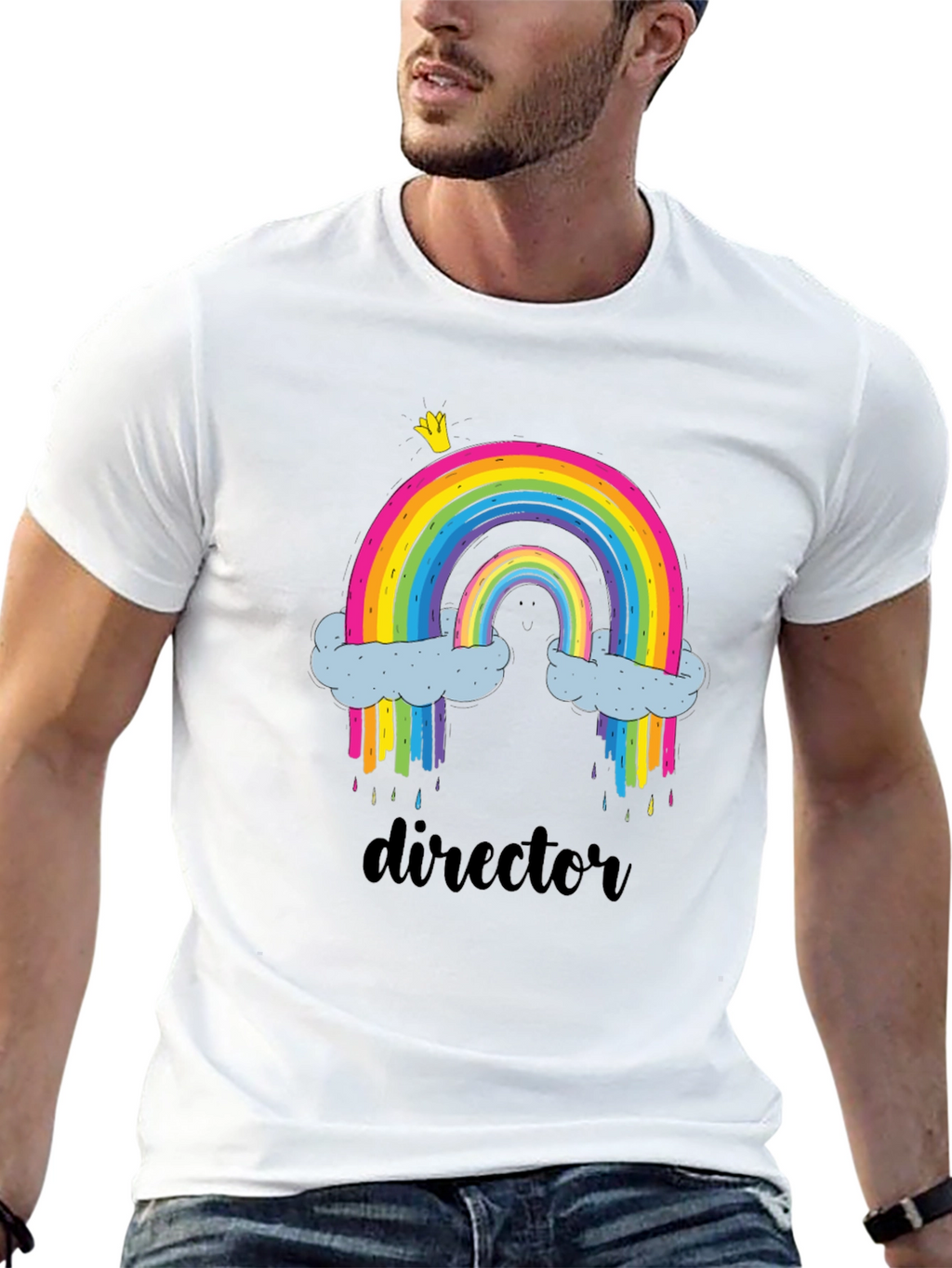 Director Rainbow Graphic Tee