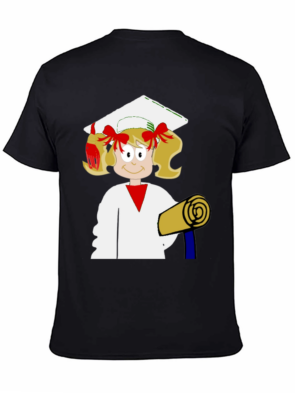 Graduation Girl Black T-Shirt