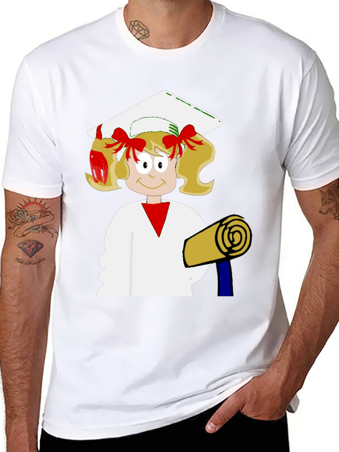 Graduation Girl Black T-Shirt