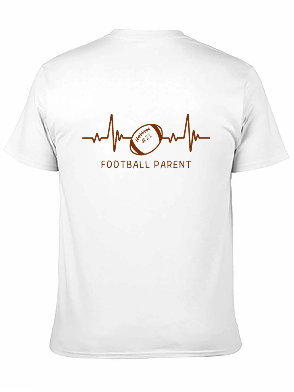 Football Parent Heartbeat T-Shirt