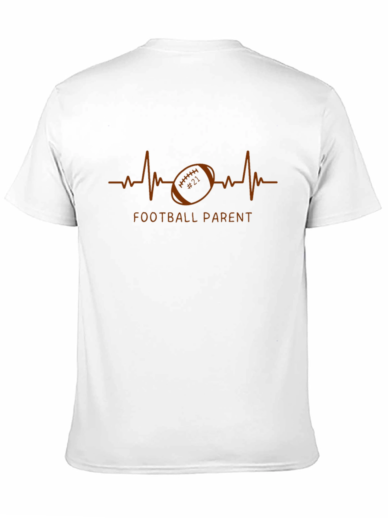 Football Parent Heartbeat T-Shirt