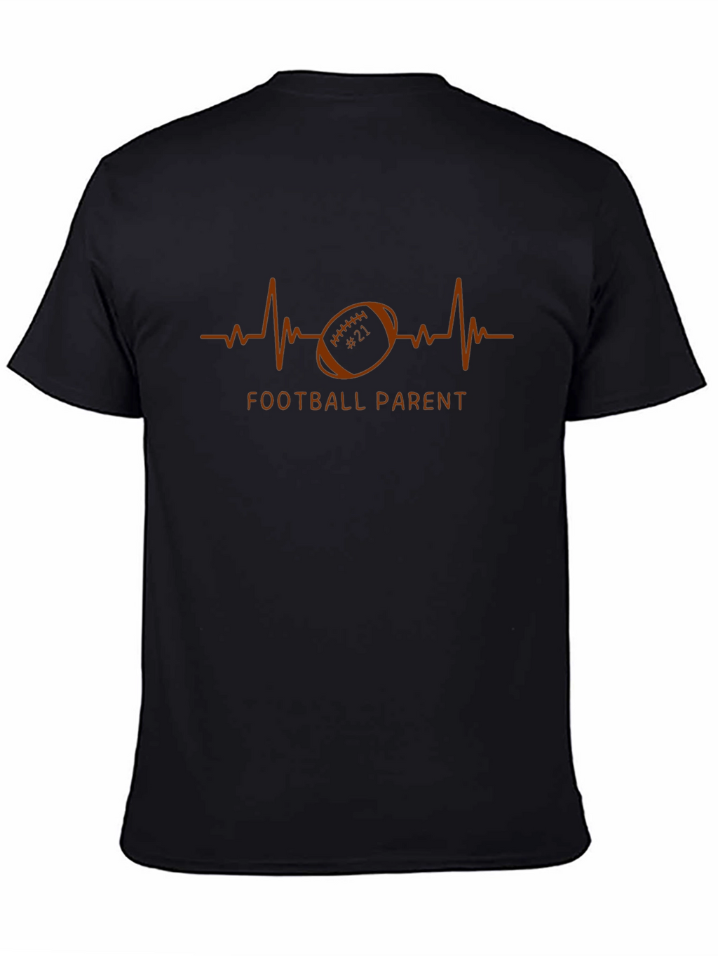 Football Parent Heartbeat T-Shirt