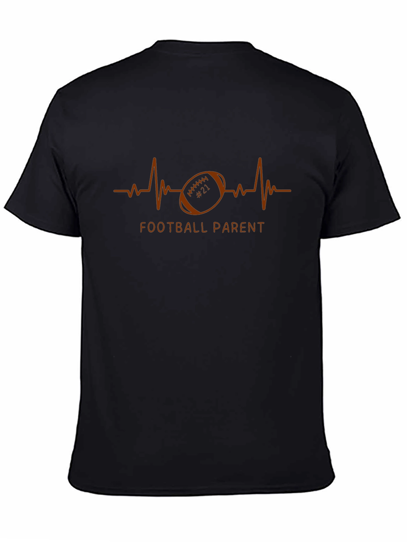 Football Parent Heartbeat T-Shirt