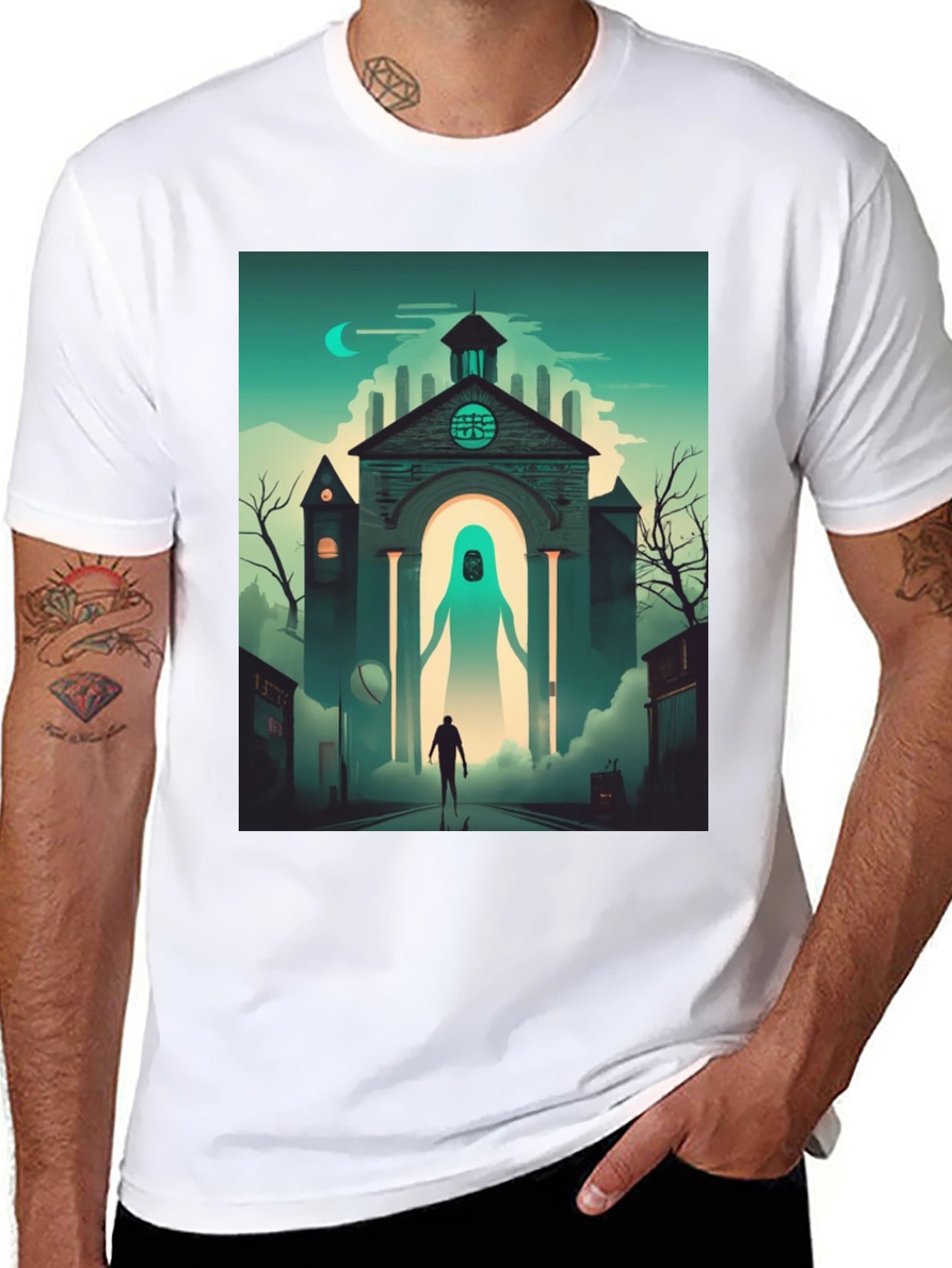 Mystic Encounter Graphic Tee - Urban Style