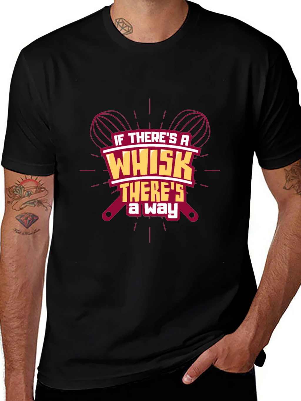 Whisk Way T-Shirt: Bakers Humor Tee