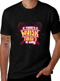 Whisk Way T-Shirt: Bakers Humor Tee