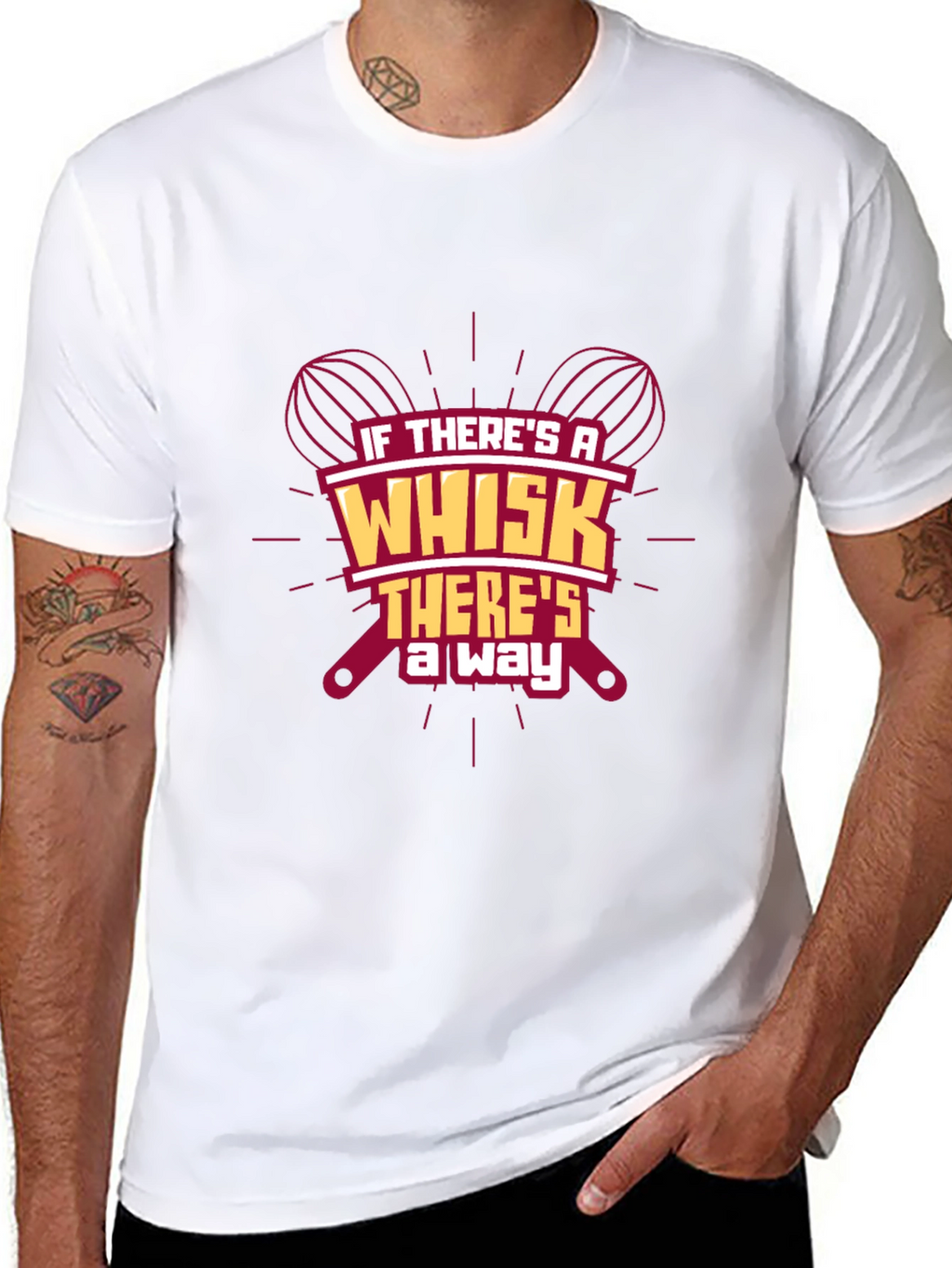 Whisk Way T-Shirt: Bakers Humor Tee
