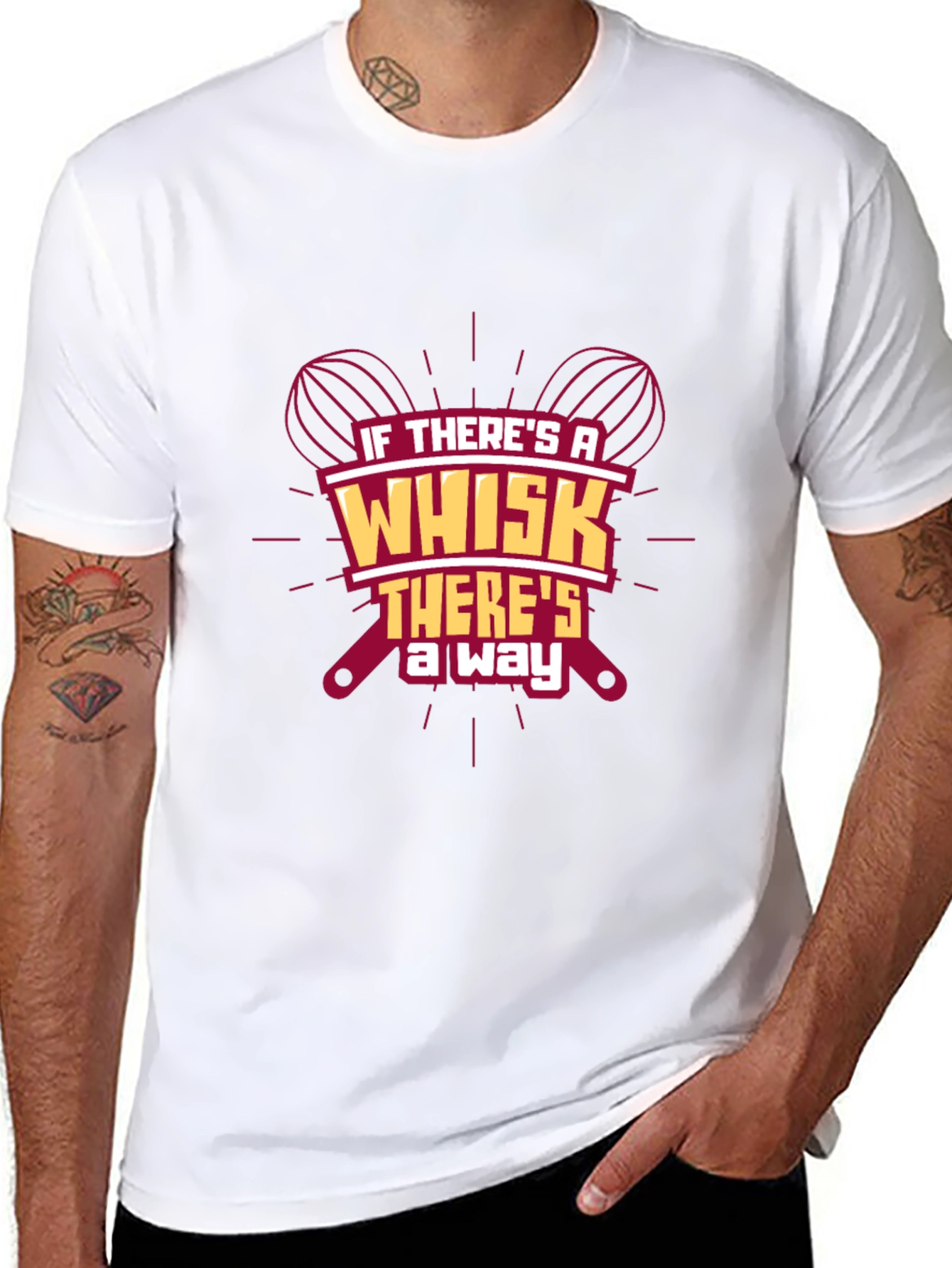 Whisk Way T-Shirt: Bakers Humor Tee