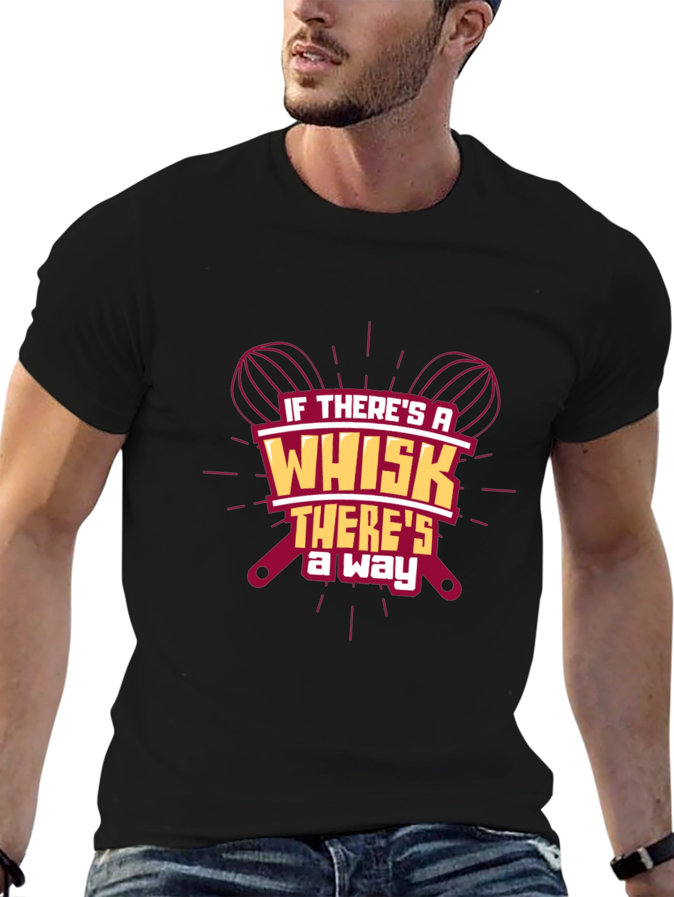 Whisk Way T-Shirt: Bakers Humor Tee