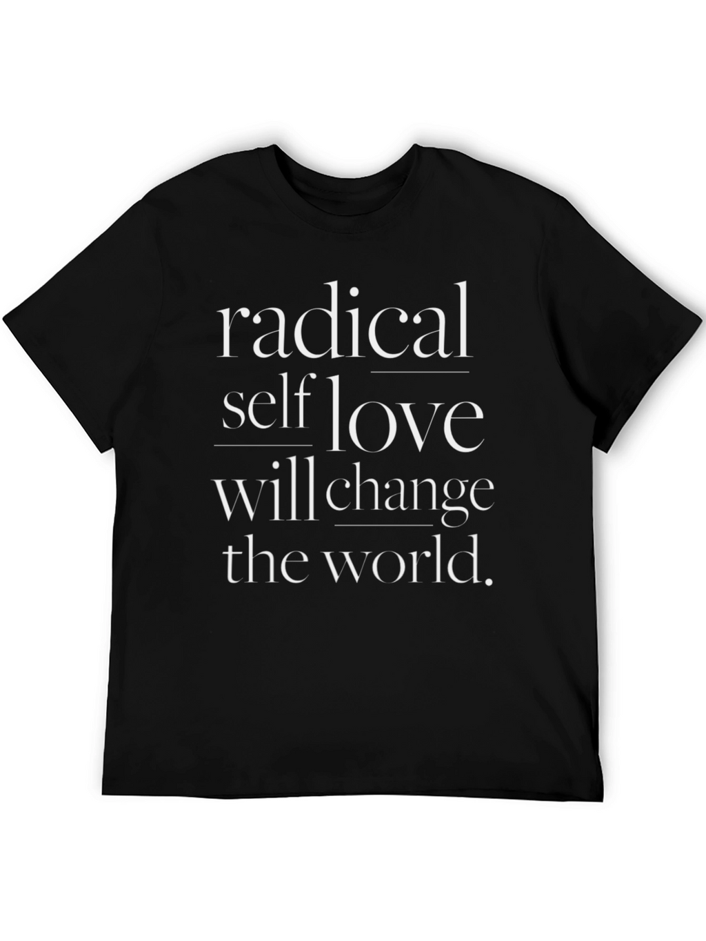Radical Self Love Graphic T-Shirt - Black